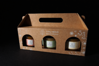 medaus rinkinys: pavasario, vasaros ir grikių medus