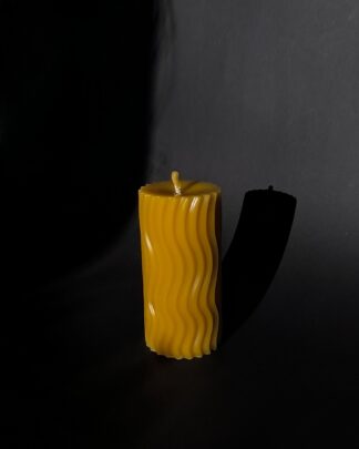 Žvakė cilindras „banguotas"